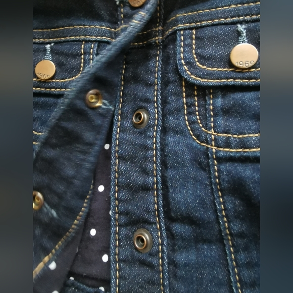 Baby Gap Blue/Navy Jean Jacket 18-24m - Picture 6 of 13